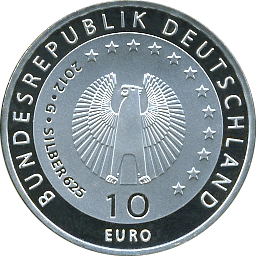 10 Euro 2012 (Silber) Wertseite