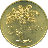 2½ Pesos 1977 Wertseite