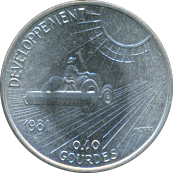 10 Centimes 1981 Wertseite