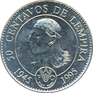 50 Centavos 1994 Wertseite