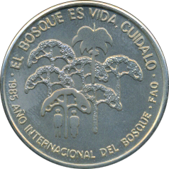 1 Peso 1985 Motivseite