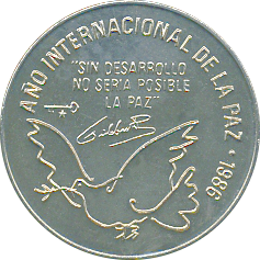 1 Peso 1986 Motivseite