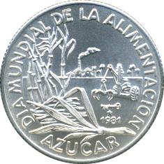 5 Pesos 1981 Motivseite