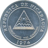 5 Centavos 1974 Motivseite