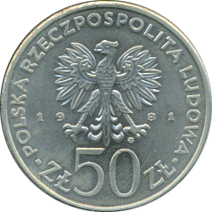 50 Złotych 1981 Wertseite