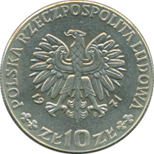 10 Złotych 1971 Probe Wertseite