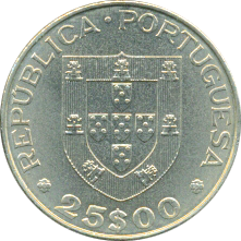 25 Escudos 1983 Wertseite