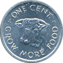 1 Cent 1972 Wertseite