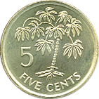 5 Cents 2007 Wertseite