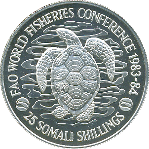 25 Shillings 1984 Wertseite