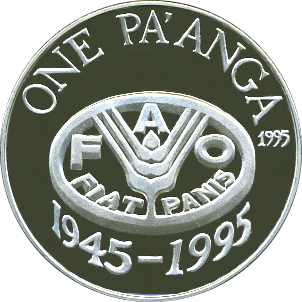 1 Pa´anga 1995 Wertseite